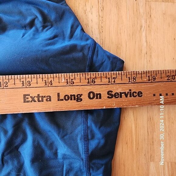 Crane Fitness  Racerback Sports Bra Teal Size Large Padded Comfort New with Tags - Picture 9 of 10